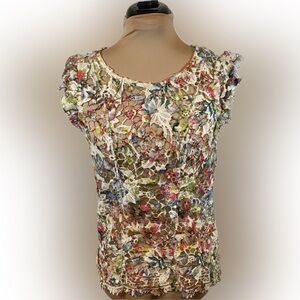 Vintage America Open Lace Top